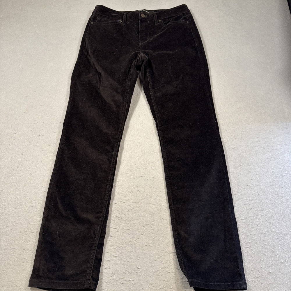 Calvin Klein Corduroy Ultimate Skinny WOMENS 8X30 Jeans Pants Color Black